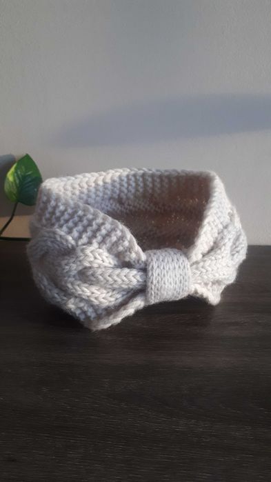 Damska zimowa opaska na głowę headband