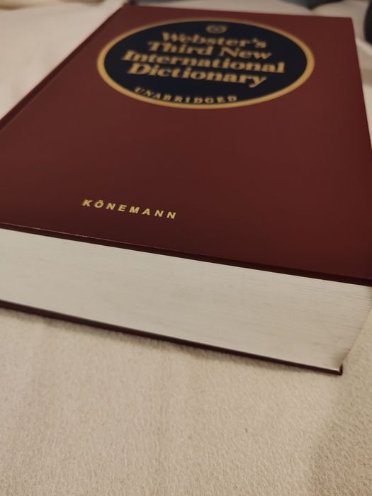 Dicionário inglês  - Webster's Third New International Dictionary