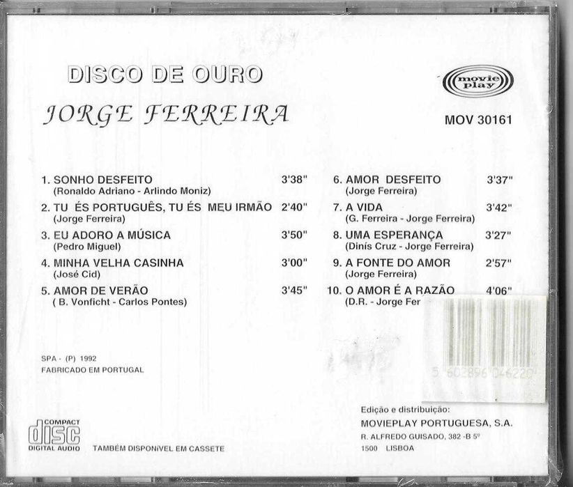 Jorge Ferreira - Sonho Desfeito (novo)