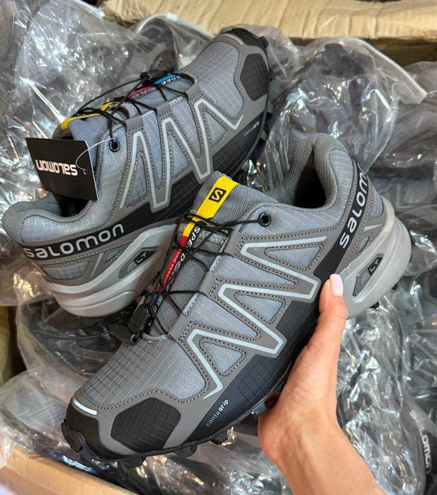 Нові Кросівки Salomon Speedcross 3 Grey Black преміум (41-46)