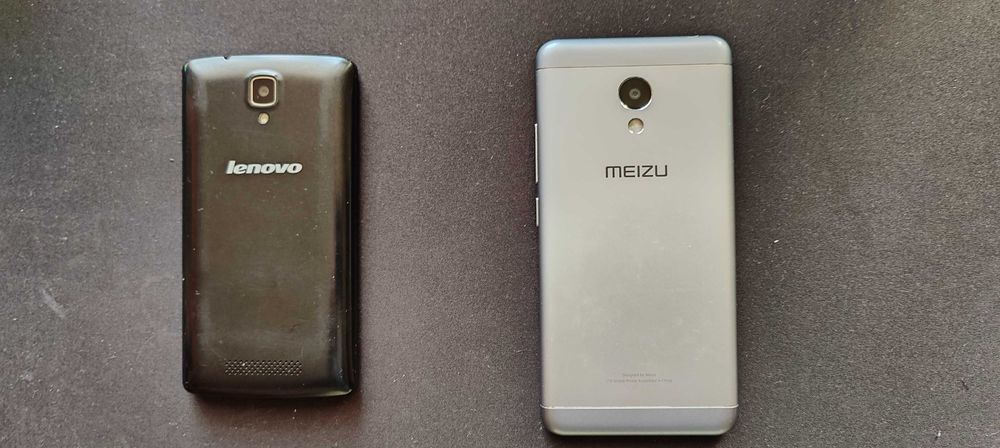 Смартфони Meizu M3s + Lenovo A1000 + Зарядка Hoco на 2 порти