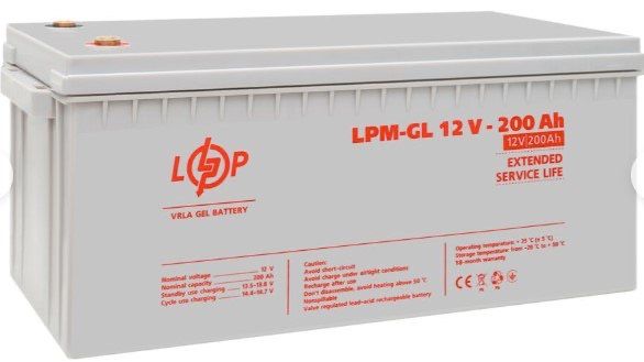 Батареи logic power 12V 200Ah (GEL) + ИБП с правильной синусоидой