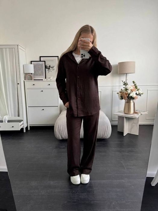 Костюм жіночий льон