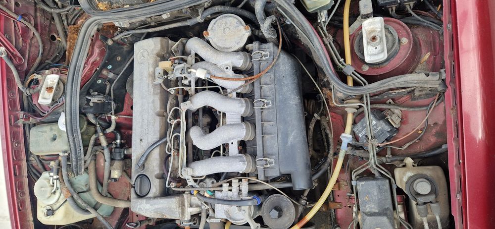 Silnik Kompletny Sprawny Jeżdżący Mercedes W124 2.5D Wolnossący BDB STAN  GWARANCJA