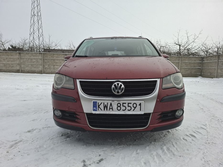 VW Cross Touran FL 2,0 TDI Nowa dwumasa Długie opłaty Navi Hak Zadbany