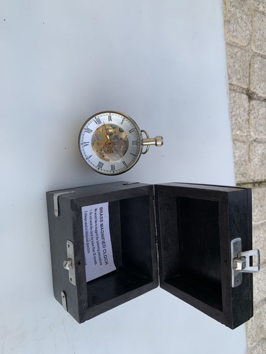 Relogio bola de vidro “vintage”