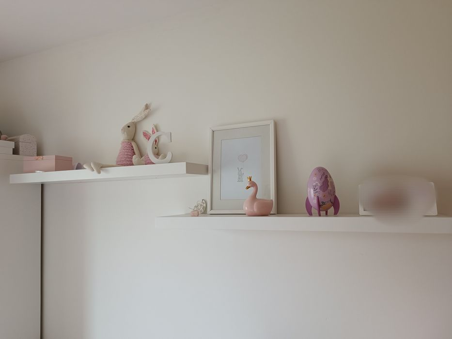 6 Prateleiras lacadas branco