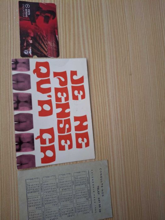 3 colecionáveis: visitas ao Estádio da Luz, Postal de 1970, Calendário antigo