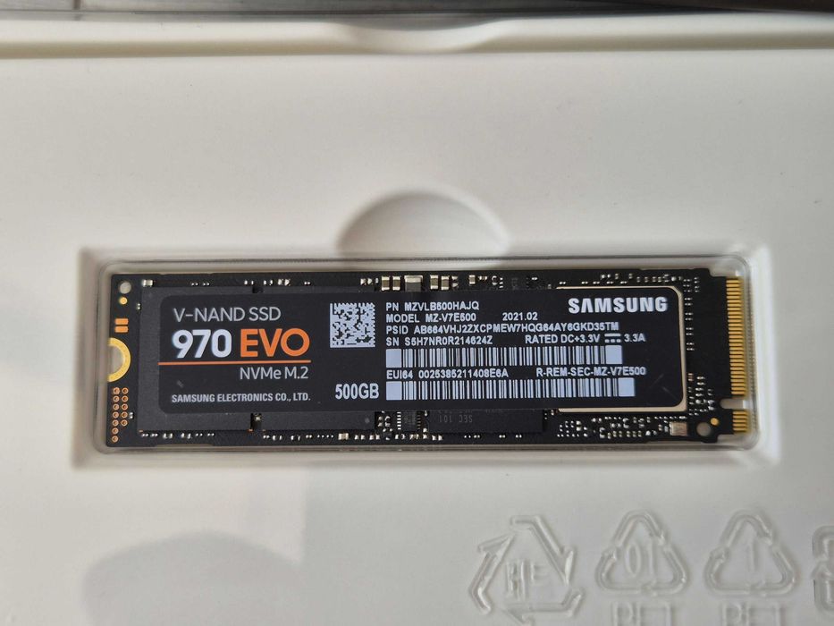 ТОП вибір M.2 SSD диск 500GB Samsung 970 EVO PLUS (PCI-e 3.0 x4. NVMe). TRADE-IN