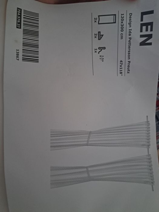 Cortinas Len Ikea bebé / criança (oferta suporte)