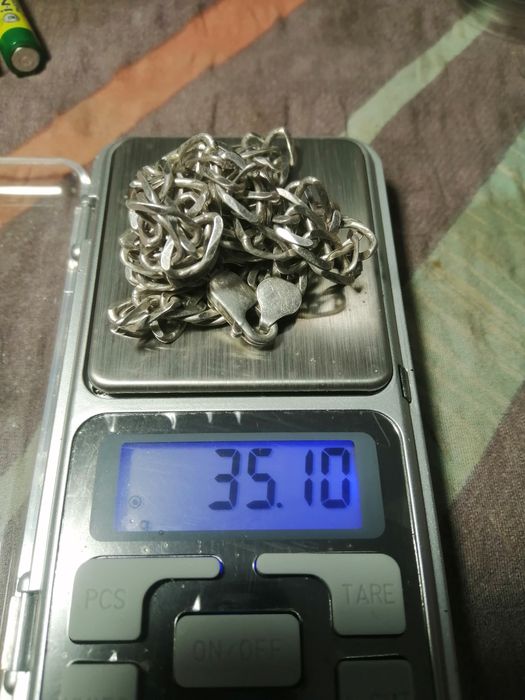 Серебряная цепочка 35гр
