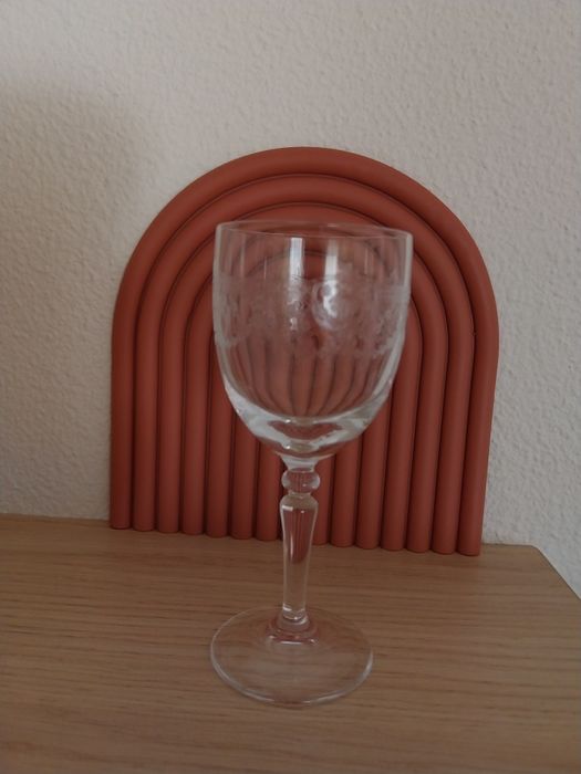 Conjunto 6 copos licor, trabalhados