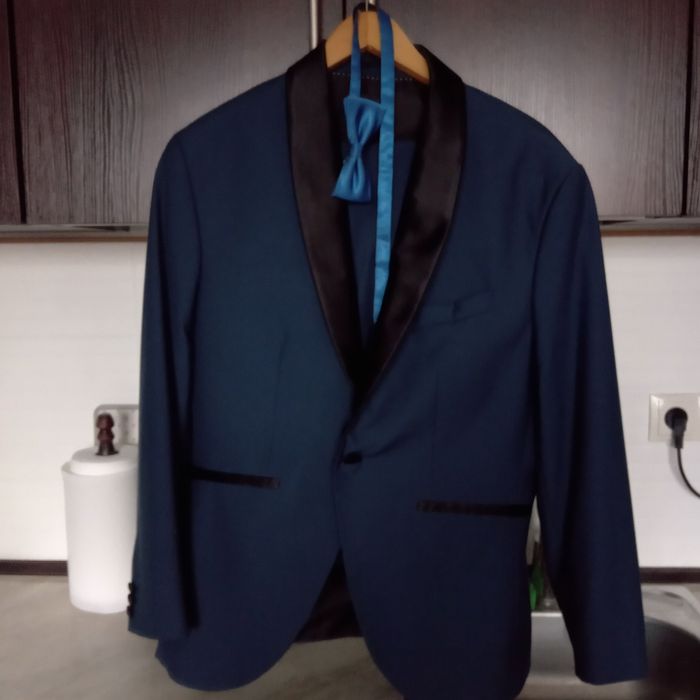 Garnitur męski granatowy