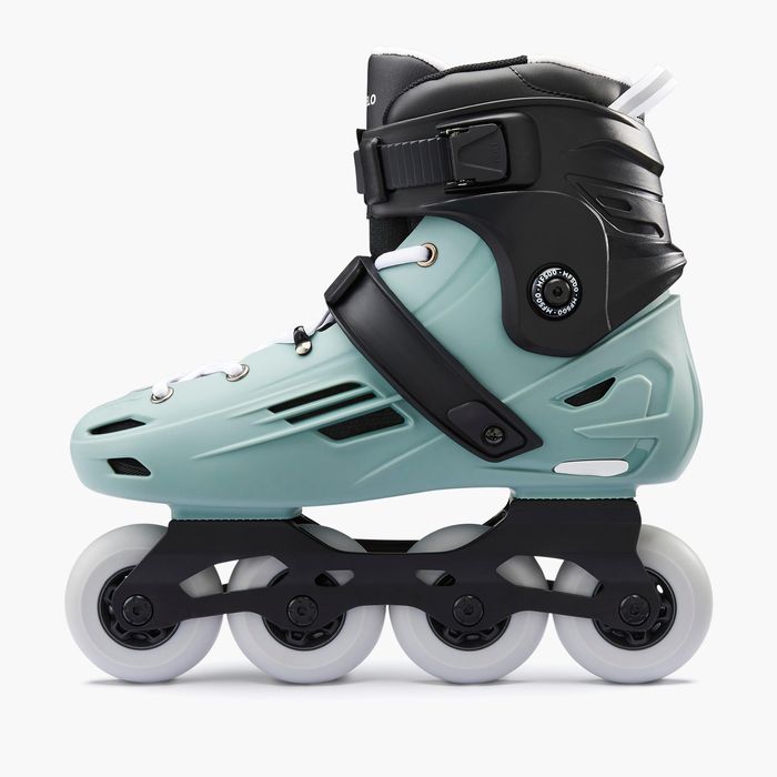 Patins Freeride adulto MF500 Caqui claro