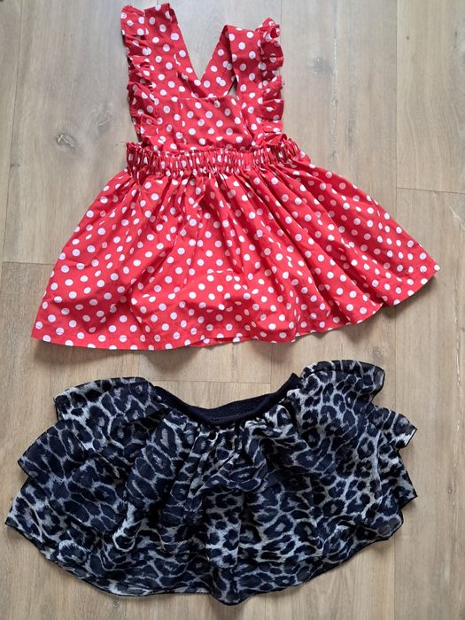 Zestaw 2 szt spodeniczek dziewczęcych