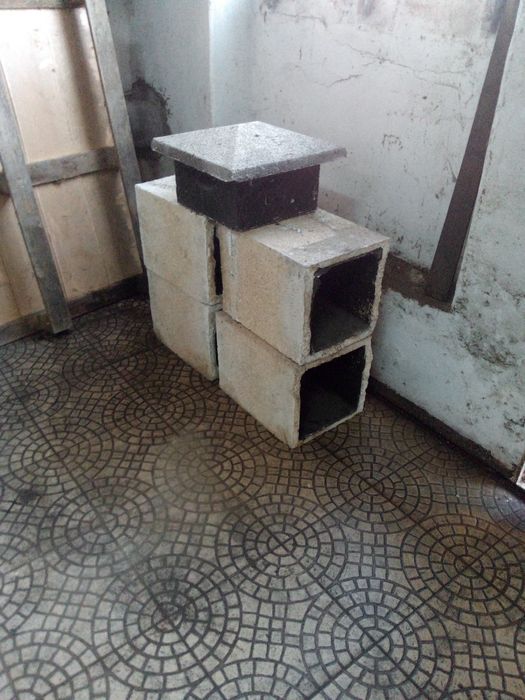 Fugas de chaminé britadas