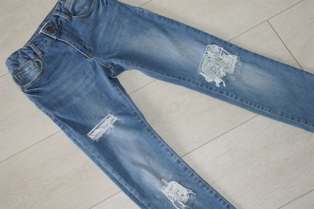 ZARA   spodnie jeansowe