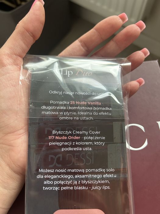 2pak błyszczyk pomadka Dessi