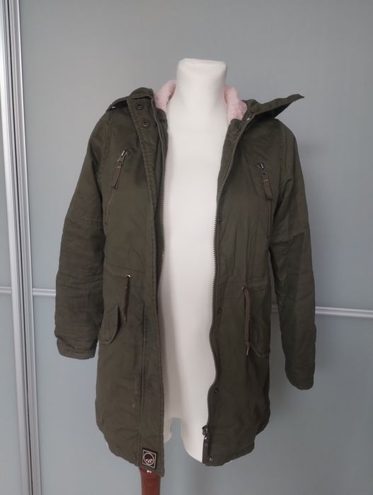 Kurtka, Parka  dziewczęca, rozm. 152, khaki