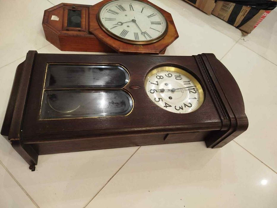 Stary zegar wiszący zabytkowy junghans Gustaw Becker