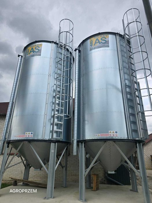 Silos lejowy zbożowy AS 25ton / zbiornik bin