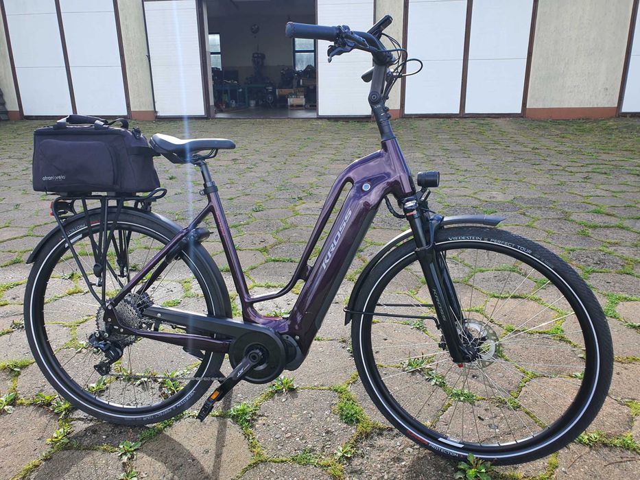 Rower elktryczny Kross trans hybrid prestige M-ka 1000 km.