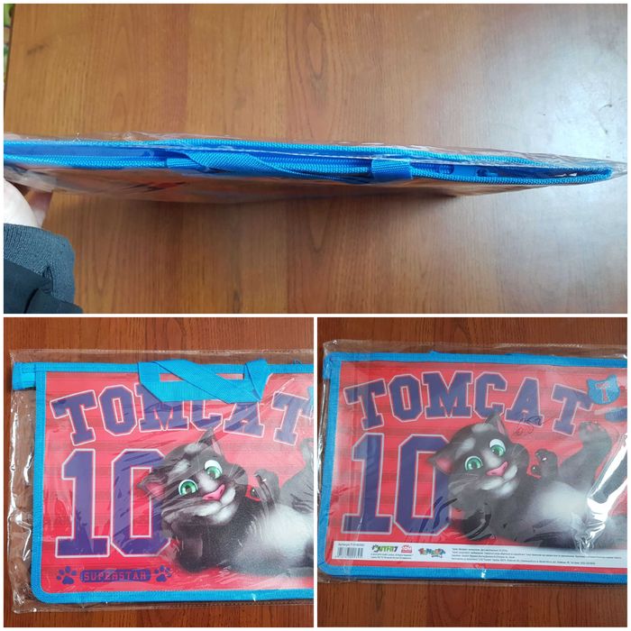 Папка порфель з ручкам А4 А4+, з 2 відділен Малюн Паєтки Зошит Ручн пр