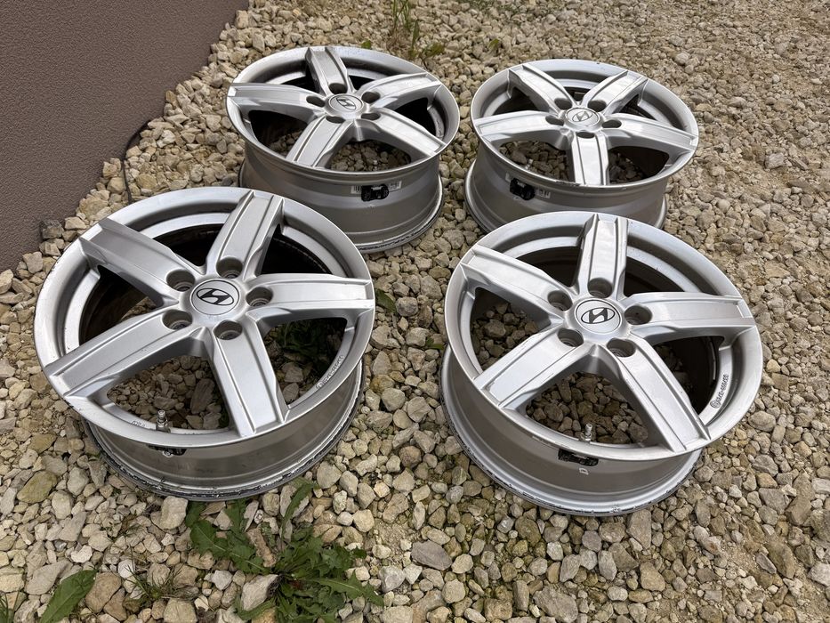 Felgi aluminiowe 16" 5x114,3 Hyundai 16 I20 I30 I40 TUCSON KONA ELANTRA Kia cee'd  czujniki ciśnienia
