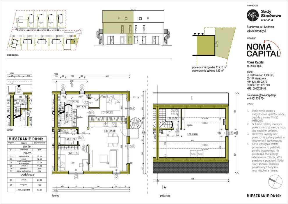4-pokojowe mieszkanie 97m2 + ogródek Bezpośrednio
