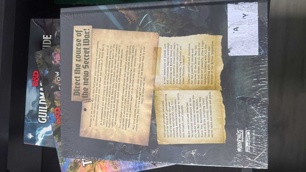 Podręczniki DnD, D&D, Zew Cthulhu, Achtung Cthulhu, Vampire the Masquerade