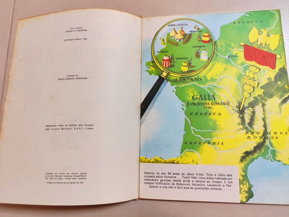 Livro de BD - Astérix e Cleópatra (Vintage)