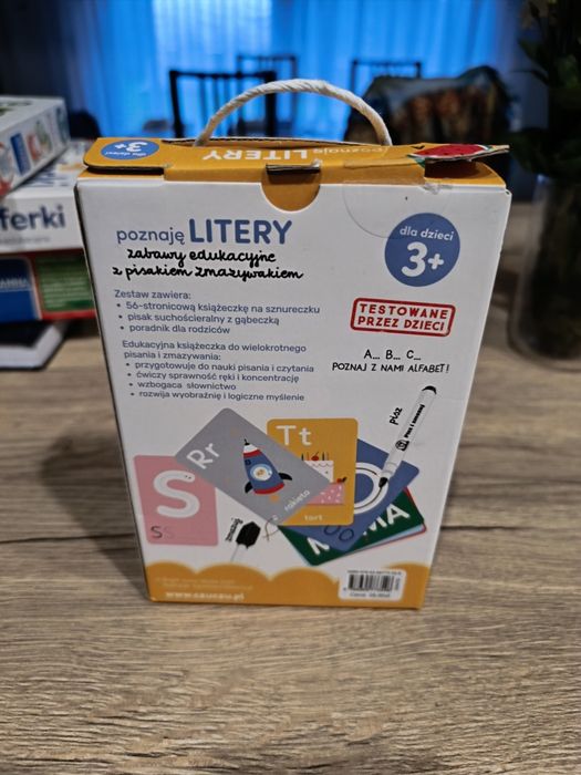 Zestaw gier edukacyjnych Trefl plus gratis CzuCzu  litery