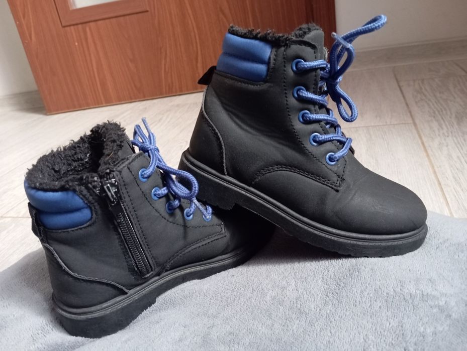 Ocieplane buty chłopięce