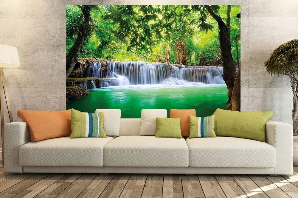 Great Art Fototapeta natura wodospad 210 x 140 cm