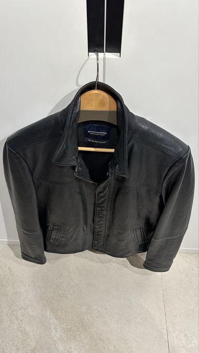 Scotch&Soda куртка шкіряна чорна