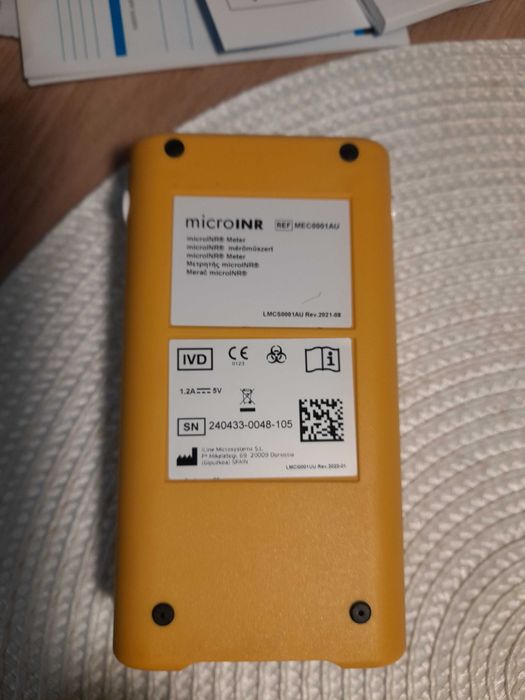 Aparat do mierzenia INR