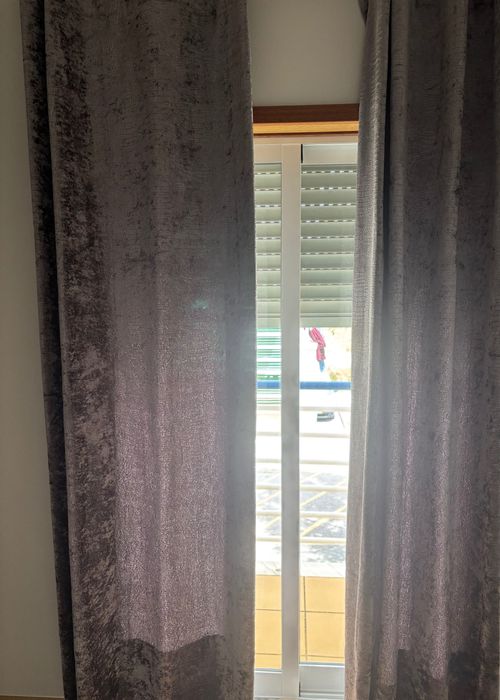 cortinados cinza com padrão462733480759152640