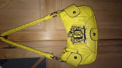 Torebka GUESS, mała, żółta, bdb