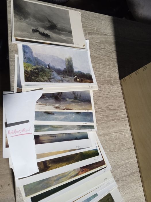 5 грн/листівка.Іеальний стан. 1200 листівок. Живопис. Колекція художни