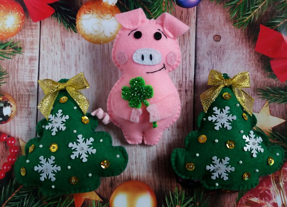 Игрушки из фетра