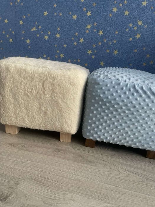 Пуфік з тканини,мʼяке крісло -табуретка