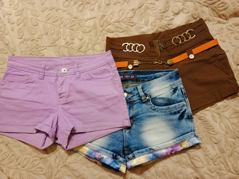 Шорти жіночі, для дівчини, котонові, джинсові