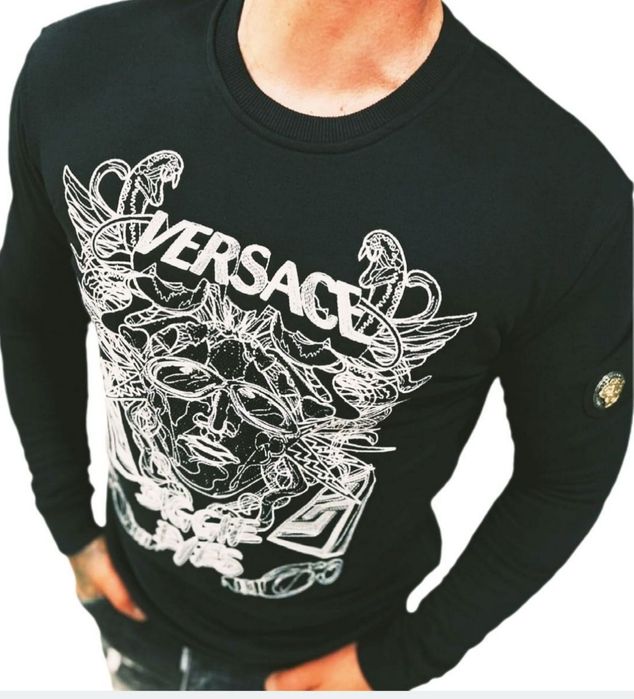Bluza męska Versace czarna okazja