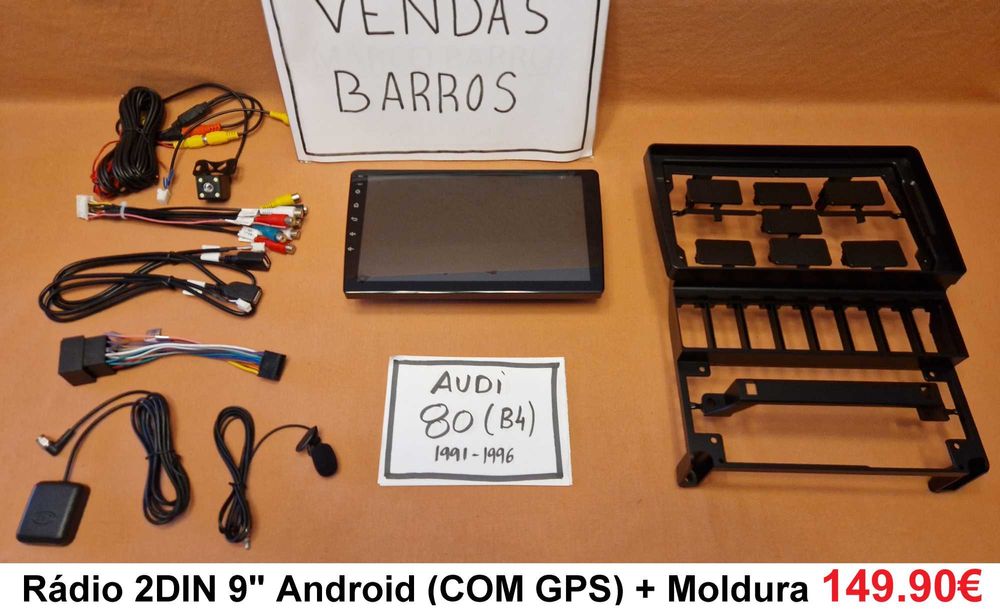 Rádio 2DIN 9" • Audi • A4 (B5) • 80 (B4) • 100 (C4) • Android [4+64GB]