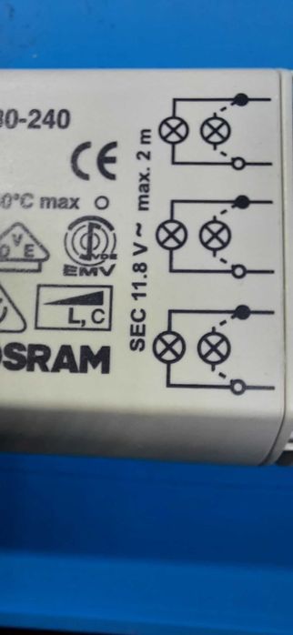 Источник питания (блок питания ) 12 вольт 8Ампер Osram