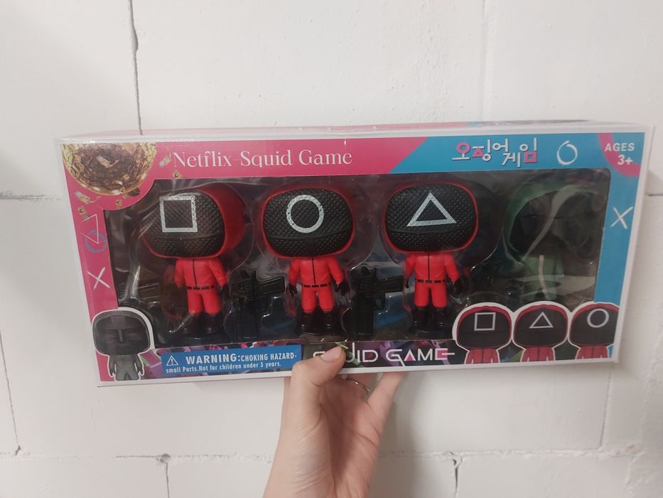 Nowy duży zestaw figurki Squid Game Lider Ochroniarze