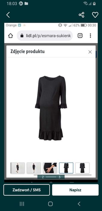 Nowa sukienka ciążowa esmara