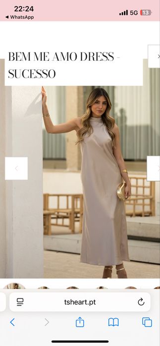 Vestido cerimónia TSHEART Bem me amo Sucesso