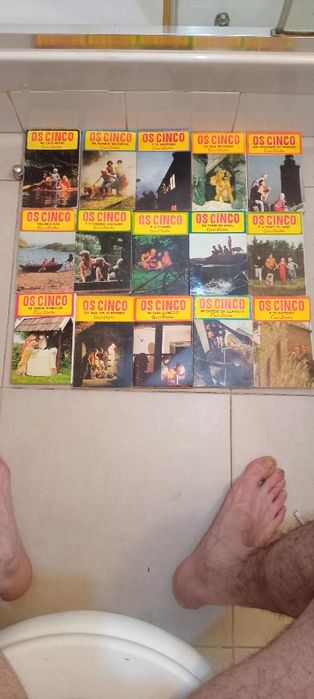 Livros ( os cinco ) e ( os sete )