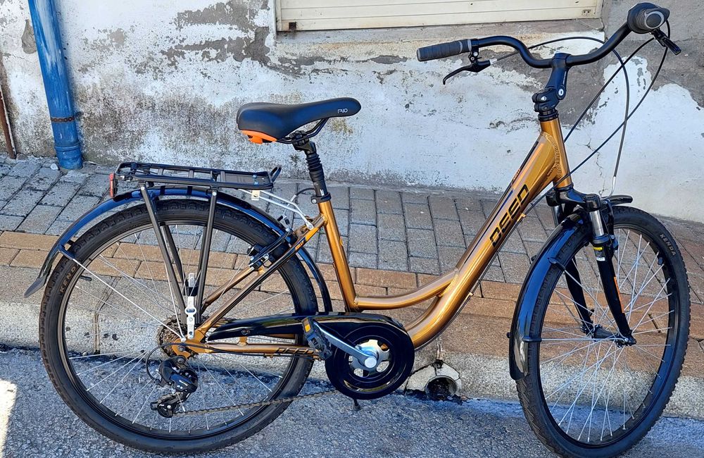 Bicicleta deep roda 26 com suspensão/ 6 velocidades